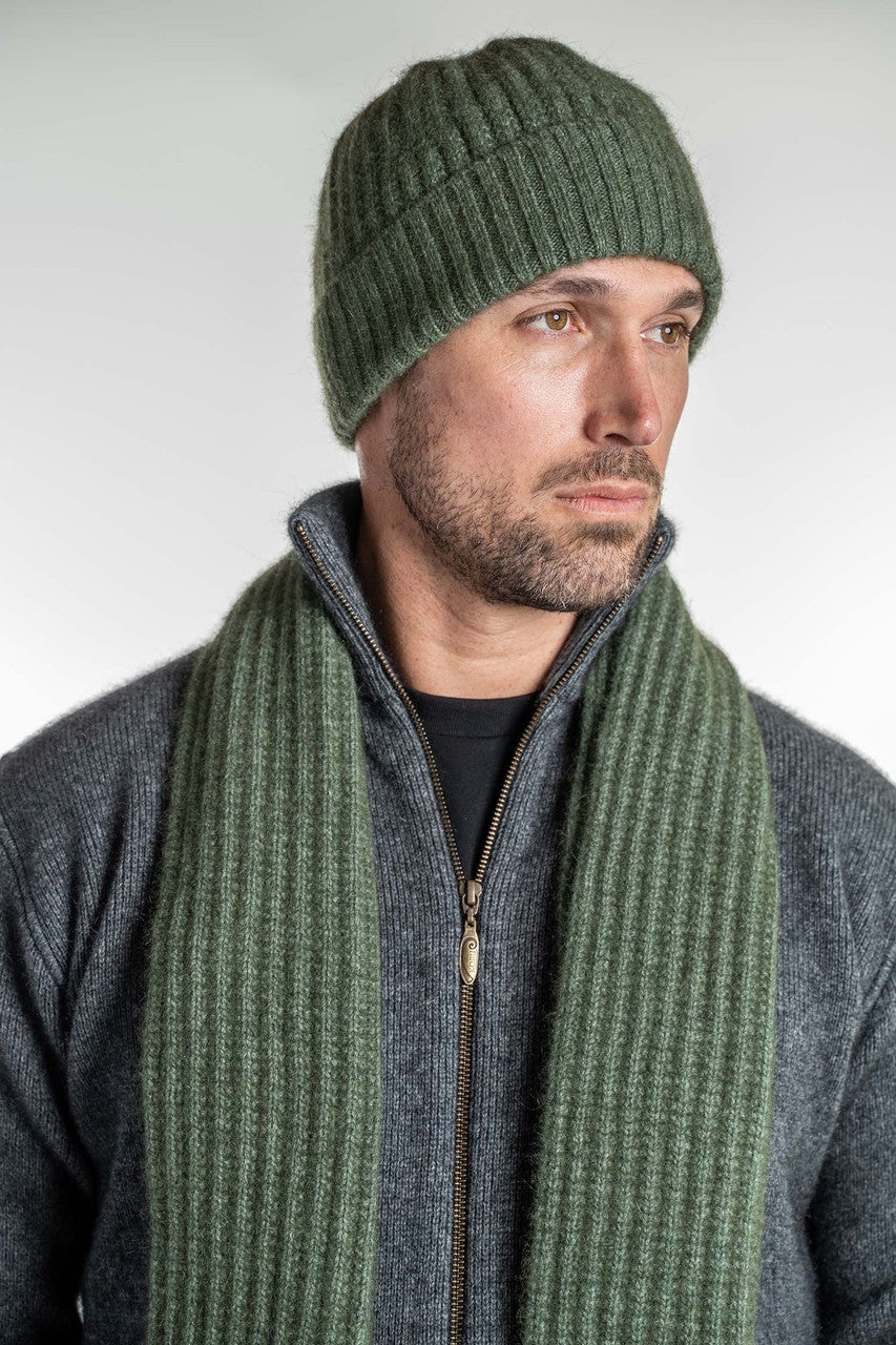 Merino Possum Ribbed Beanie