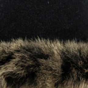 Merino Possum Fur Trim Beanie
