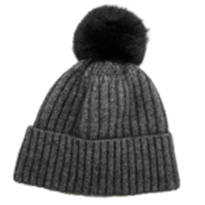 Merino Possum Fur Pom Pom Beanie