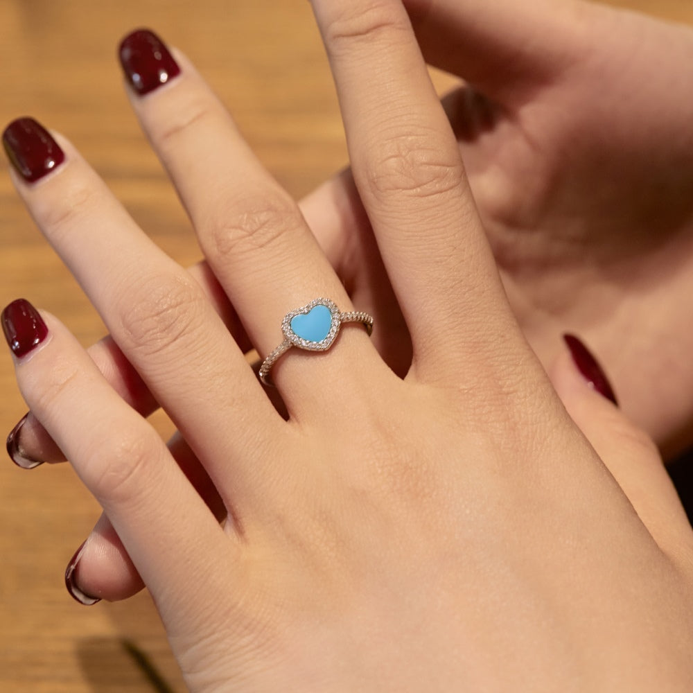 925 Silver Heart Ring