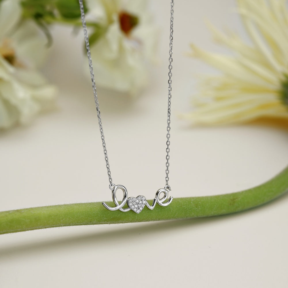 925 Silver Love Necklace