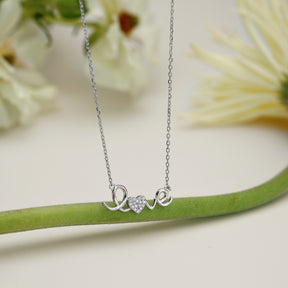 925 Silver Love Necklace