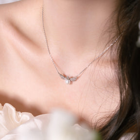 925 Silver Pearl Necklace