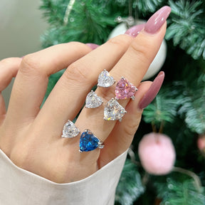 925 Silver Heart Ring 1