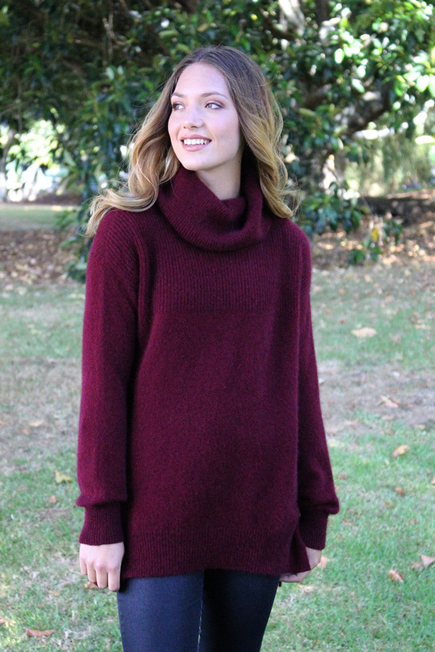 Merino & Possum Women Box Jumper